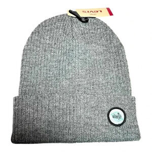 Levi’s Silvertab Slouchy Beanie Grey Size O/S NWT